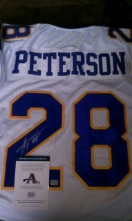 Adrian Peterson Autographed Vikings Jersey COA