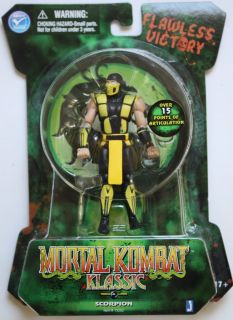 Scorpion Mortal Kombat Klassics Video Game 4 Action Figures