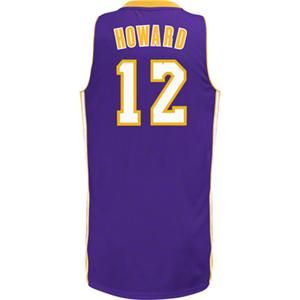 Lakers Dwight Howard Road AWAY Swingman Revolution 30 Jersey 100% 
