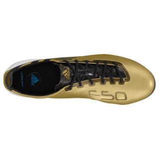 Adidas F50 Adizero Lionel Messi TRX FG Gold Mens Soccer Boots Cleats 