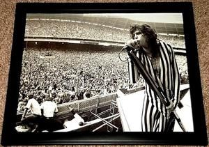 Aerosmith Steven Tyler Framed 1970s Concert Portrait