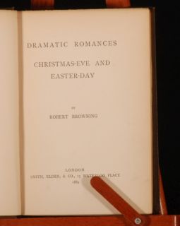 1889 13 Vols Robert BROWNINGS Poetical Works