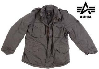 Alpha Kids Washed Gi M 65 Field Jacket Size 2XLarge