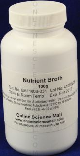 Nutrient Broth Powder 100g Culture Agar Bacteria