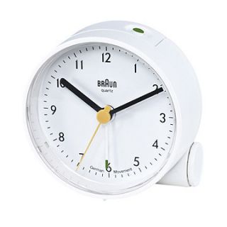Braun Alarm Clock AB5 White by Dieter Rams