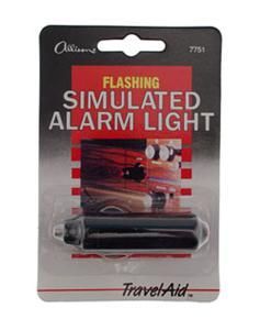 Flashing Simulated Red Alarm Light Car Auto Alarm New