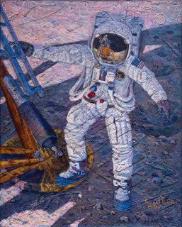 Alan Bean A GIANT LEAP NEIL ARMSTRONG Apollo 11 Moonwalker giclee 
