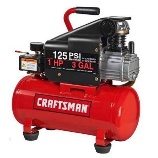 Craftsman 3 Gallon Horizontal Air Compressor