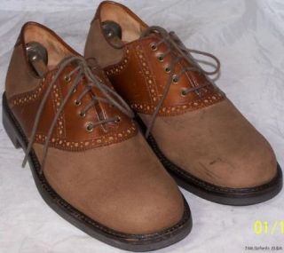 Mens Shoes Johnston Murphy Oxfords Size 9 5M Leather