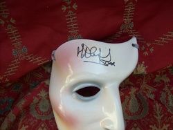   The Opera Mask Autographed by Michael Crawford at Ahmanson 1991