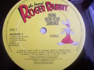 alan silvestri who framed roger rabbit comes with poster for track 