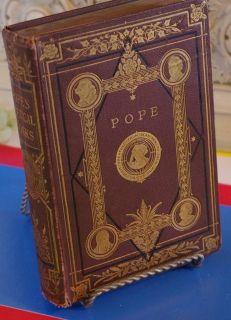   Antique Book The Poetical Works of Alexander Pope Macmillan Co London
