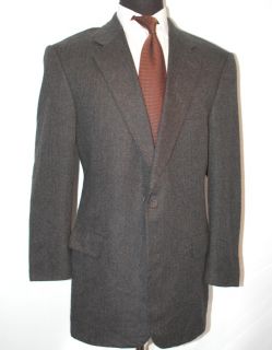 Chester Barrie 100 Cashmere Grey Alderton Jacket Sport Coat Blazer 44L 
