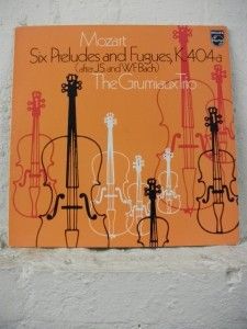 6500 605 Mozart Six Preludes and Fugues Grumiaux Trio Philips Stereo 
