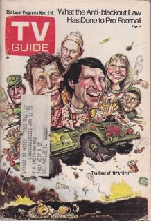 Mash 1974 TV Guide Alan Alda Loretta Swit Gary Berghoff