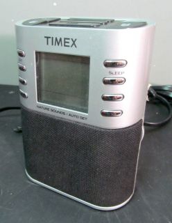    T307S Nature Sounds AM FM Radio MP3 input Dual Alarm Clock w dimmer