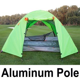   Person Aluminum Pole Family Camping Hiking Hunting Tent w Rain Fly