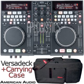American Audio Versadeck USB MIDI DJ Controller with GigSkinz Carrying 