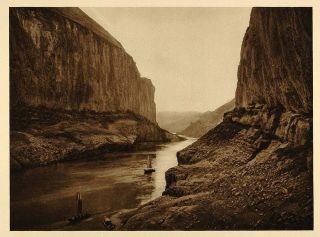 1926 Bellows Gorge Yangtzekiang Yangtze River Sichuan ORIGINAL 