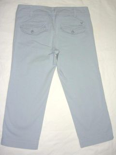 American Eagle Stretch Cropped Gray Womens Pant Size 0