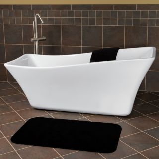 Sale 68 Amick Freestanding Acrylic Slipper Tub No Overflow or Faucet 