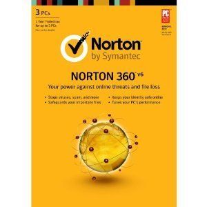    Norton 360 V6 0 3 User 1 Year All In One Security NEW IN RETAIL BOX