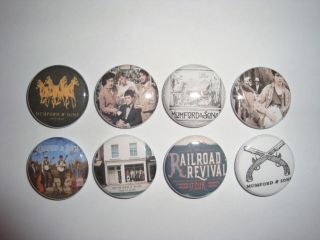 Mumford and Sons Buttons Pins Badges Indie Folk