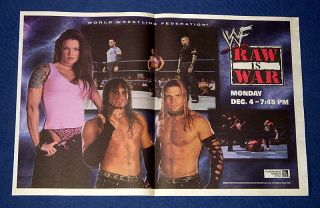 The Hardy Boyz Matt Jeff Lita Amy Dumas WWE WWF Monday Night Raw Promo 