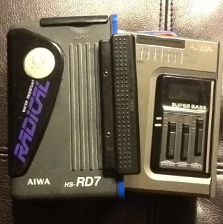 Vintage Aiwa Am Fm Cassette Player. Portable. Radical. Hs rd7