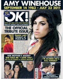 OK Magazine Amy Winehouse Zara Phillips Alex Reid Sid Owen Nick Lachey 