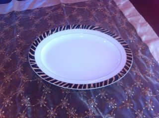 New Ralph Lauren Safari Zebra Dinnerware China 14 Pieces Platter Bowl 