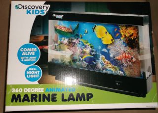DISCOVERY KIDS 360 DEGREE ANIMATED MARINE FISH AQUARIUM LAMP LIGHT 