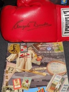 Angelo Dundee JSA Letter Authentic Signed Everlast Red Boxing Glove 