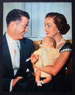 1954 Ann Blyth Baby Hollywood Movie Star Vintage Promo Picture
