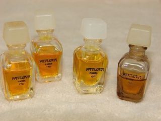 Vintage Anna Pavlova 1922 Mini Perfumes Pure Parfum Payot RARE 