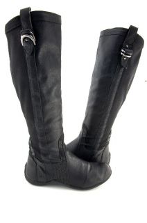 DKNY Anastasia Black Knee Boots Shoes Womens Size 8 5