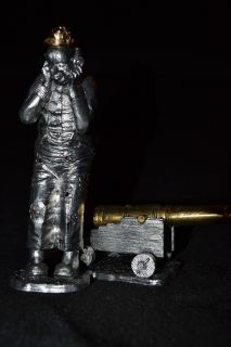 Michael Anthony Ricker Big Top Clown Clown Cannon Pewter Very RARE 