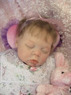 Anne Geddes Sleeping Reborn Baby Girl Doll 3 4 Limbs OOAK