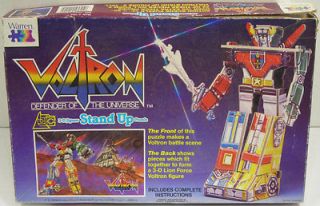 Voltron Defender of the Universe 3 D JIGSAW STAND UP PUZZLE Complete 