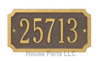 whitehall personalized house address plaque cut corner 