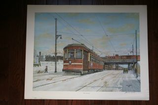 West Side Rails Print Signed by Jim Annis