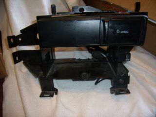   A8 FACTORY CD CHANGER RADIO WITH CARTRIAGE USED WITH MOUTING BRACKETS