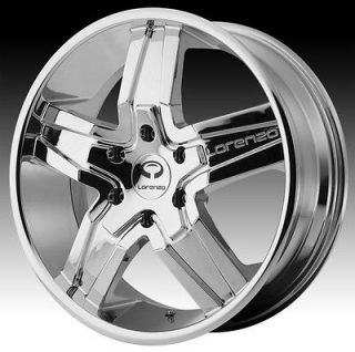24 inch lorenzo WL030 chrome wheels rims 6x135 f150 expedition 