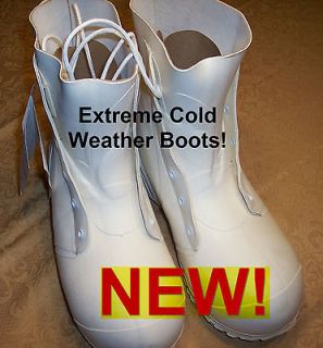NEW   US MILITARY WHITE EXTREME COLD WEATHER MICKEY MOUSE BUNNY BOOTS 