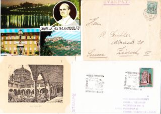 Italy Intr Lot 22 Covers Cards Postcards EX Censor