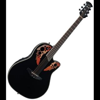 New Ovation Celebrity Series CC48 5 Black Acoustic Electric Guitar 