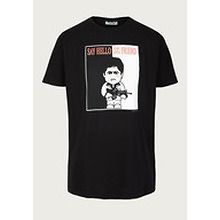 New Mens Black Toonstar Say Hello Al Pacino Scarface Picture T Shirt S 