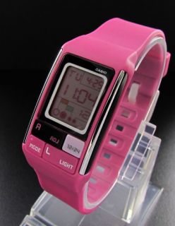 Casio Ladies Digital Watch LDF 52 4AEF With Poptone Resin Strap