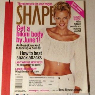 shape april 2000 sarah o hare cover ralph lauren sweater
