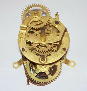 Ansonia Clock Co Clock Movement for Parts Only 17